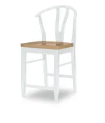 1561 Franklin DR Wishbone Back Counter Height Chair White