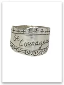 Be Courageous Ring