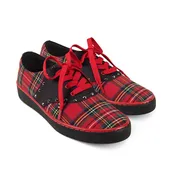 Chocolaticas® Rebel Tartan Casual Sneaker