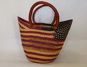 Handwoven African Beach Basket