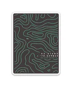 Coordinate Map Sticker