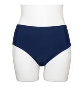 PL-BRSS - Wholesale Women's Plus High-Cut Swim Brief Bottom in Navy