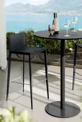 04.26C Linda Leather Barstool by Bontempi