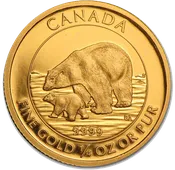 Royal Canadian Mint – Gold Polar Bear & Cub