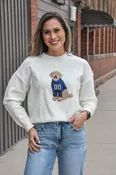 Dog Game Day Graphic Sweater