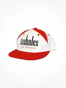 ALFBORO - Red and White Snapback Hat