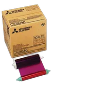 Mitsubishi 4 x 6 In. Paper Roll  and  Inksheet CP-9550DW CK-9046