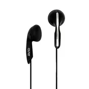 Avid Education AE-1M Stereo Earbuds with Inline Controls, Black