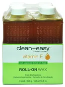 Clean + Easy Large Vitamin E Wax Refill - 6pk