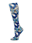 Blue Butterfly Socks