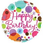 Happy Birthday Mylar Balloon (styles vary)
