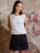 Adrian Stripe Sweater Tank