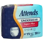 Attends Super Plus Absorbency Protective Underwear
