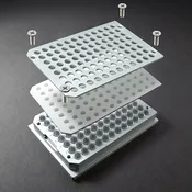 0.5mL Aluminum Block System, Solid Base with Conical Inserts
