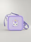 Purple Unicorn Silicone Bag