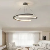 2 Half Circles Ceiling Light