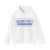 Coconut Peet's Emblem Unisex Heavy Blend™ Hooded Sweatshirt
