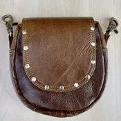 BIKER BAG IN VINTAGE LEATHER