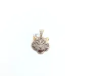 10K 1.25CT Lion Head Charm