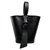 Aida Women’s Black Italian Leather Handbag