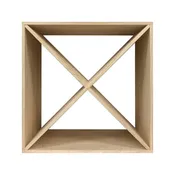 24-Bottle Cross Wine Cube