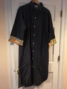 Dark Denim Model Coat