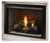 42" Lo-Rider Clean Face Vent-Free Firebox with Stacked Traditional Interior Panels