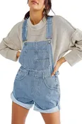 Classic Denim Short Romper