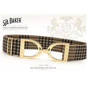 5/A Baker x Ellany Elastic Belt 1.5" with Gold Stirrup