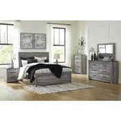 ASHLEY BRONYAN DARK GRAY BEDROOM