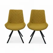 Ace Pair of Saffron Dining Chairs - Dining Chair - Pair Saffron