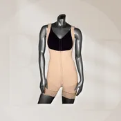 130 High Compression Faja | Mid Thigh | Frontal Hooks | Pelvic Zipper