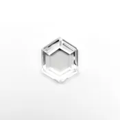 0.51ct 6.22x4.80x1.67mm SI1 F Hexagon Portrait Cut 19438-32