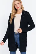 Active USA - Chenile Sweater Cardigan - SW11829