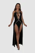 Adrian Black W Gold Jumpsuit