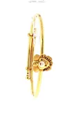 22K Yellow Gold Baby Bracelet Cub Design Adjustable | 6.3g | Authentic Gold