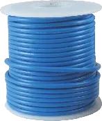 22-Ga Topcoat BLUE Irradiated PVC Wire, per foot