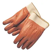 Brown PVC Rubber Foam Lined Open Cuff