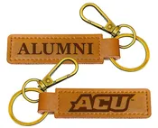 Abilene Christian University College Alumni Leather Keychain – Officially Licensed
