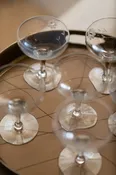 Vintage Etched Glass Coupes — Lost Luggage & Co.