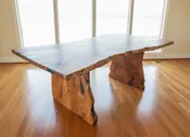 Live Edge Mesquite Rustic Dining Table 2