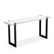 10502 ROME Black and White Console Table
