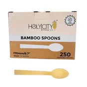 6.7" Bamboo Spoons