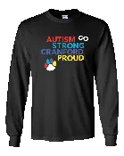Autism Strong Cranford Proud Long Sleeve Tee