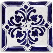ANTICA DERUTA: Hand Painted Ceramic Authentic Deruta Tile