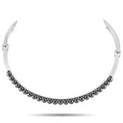 Calvin Klein Circling Stainless Steel Hematite Necklace KJAKMJ040100