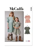 M8444 | McCall's Sewing Pattern Children's and Girls' Dresses
