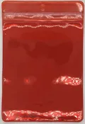 #JR-RED-FULL    (Zip Lock Bag RED Full Tinted)