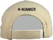 .Add an N-Number (Registration Number) or Name to Back of one Cap (or Select Quantity Below)
