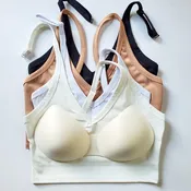 POLY V-bralette Mastectomy Bra/Bikini Top